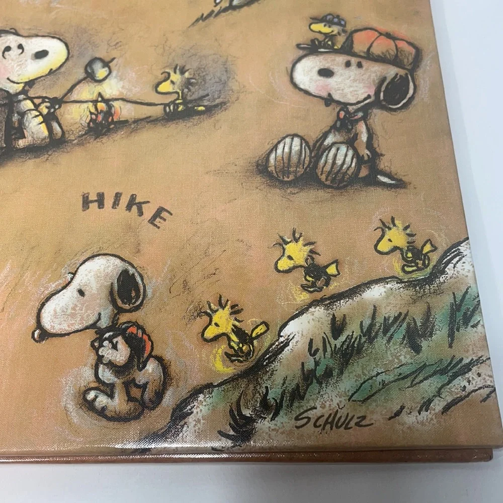Snoopy/Peanuts/Schulz Camp/Hike Hardback Photo/Scrapbook 3 Ring Binder!